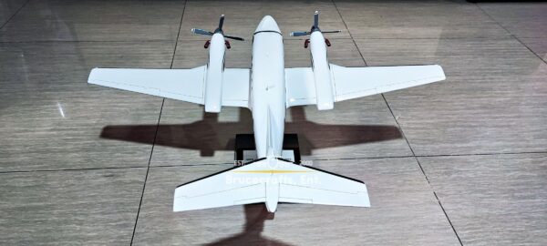 Model of Beechcraft Super King Air B200 with detailed craftsmanship.